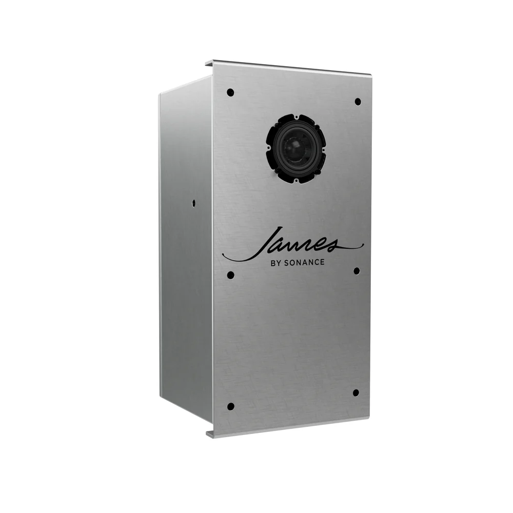 James SA68 Small Aperture speaker and enclosure before installation